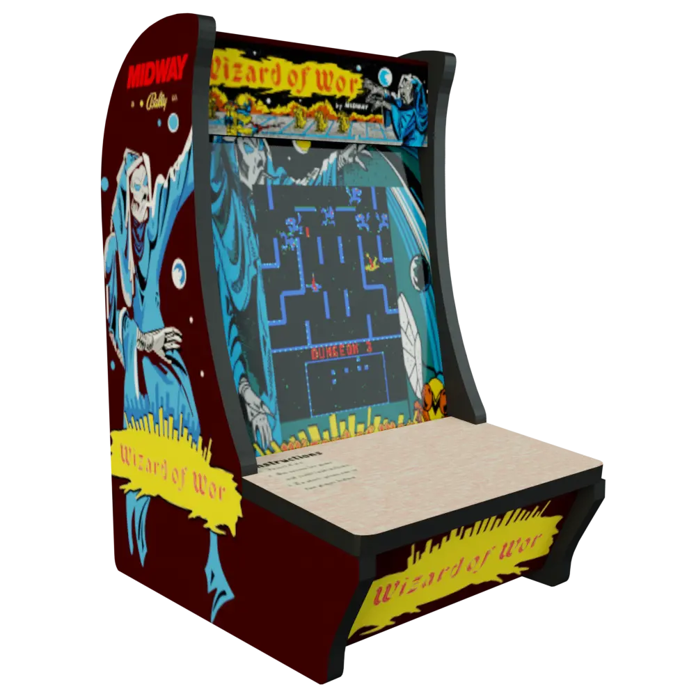 Arcade1up Countercade Wizard Of Wor Decal Kit 2