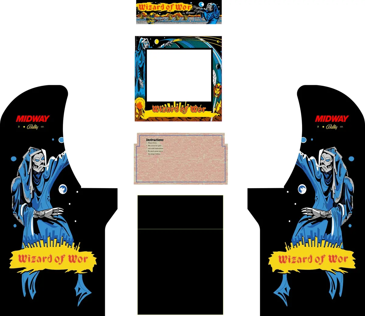 Arcade1up - Wizard Of Wor Art 1