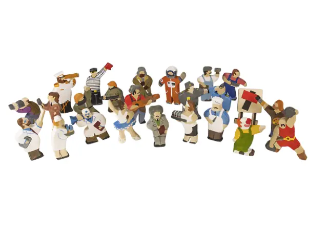 Poppybabyco Wooden Figurines Toys Professionals Set Of 23 1