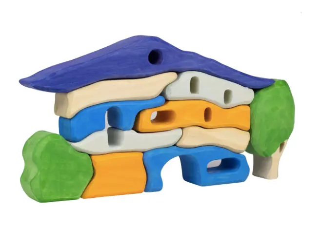 Poppybabyco Wooden Puzzle House "Summer House" 1