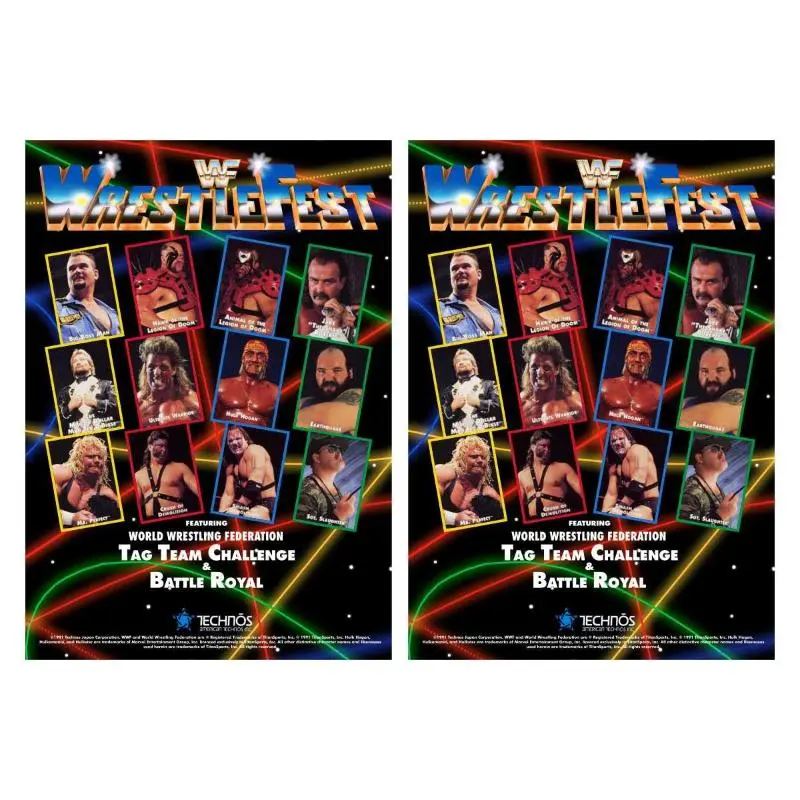 Wwf Wrestlefest Side Art 1