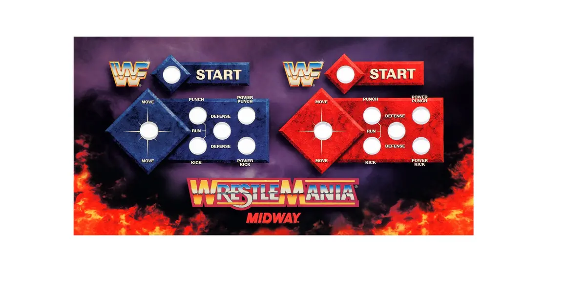 Wrestle Mania - Control Panel Overlay 1