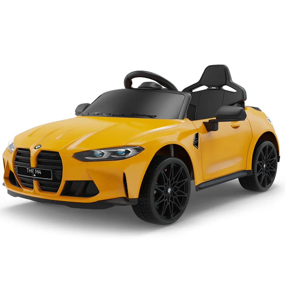 Bmw M4 12V Ride On Car With Remote Control, Led Lights And Music, Licensed 3