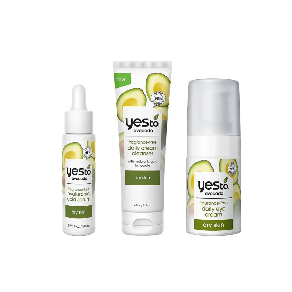 Yes To Avocado Rich Skin 3-Pc Set 1