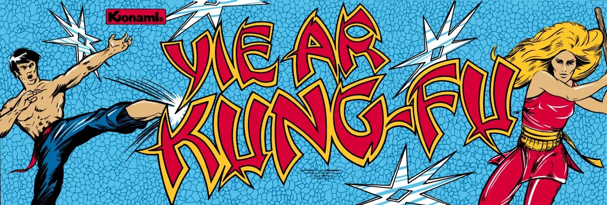 Yie Ar Kung-Fu Arcade Marquee 1