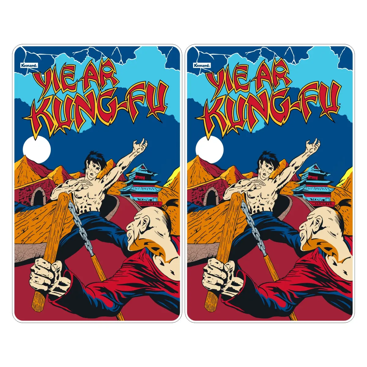 Yie Ar Kung-Fu Side Art Set 1