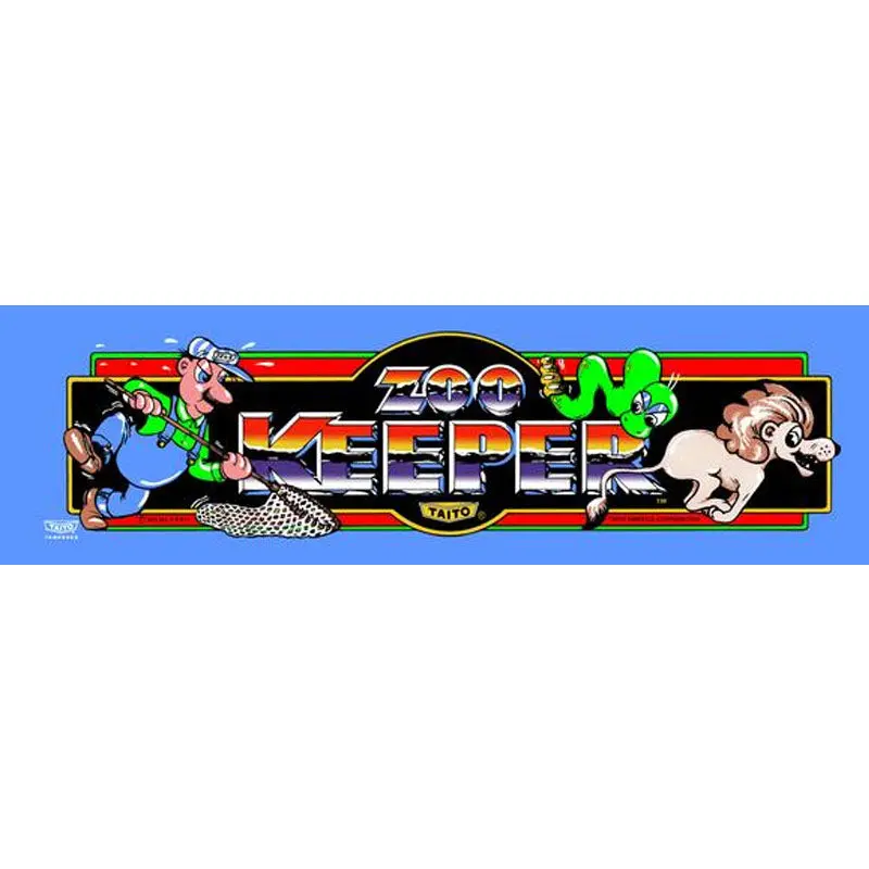 Zookeeper Arcade Marquee 1