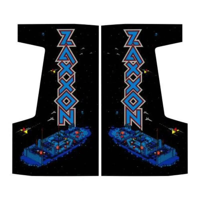 Zaxxon Side Art 1