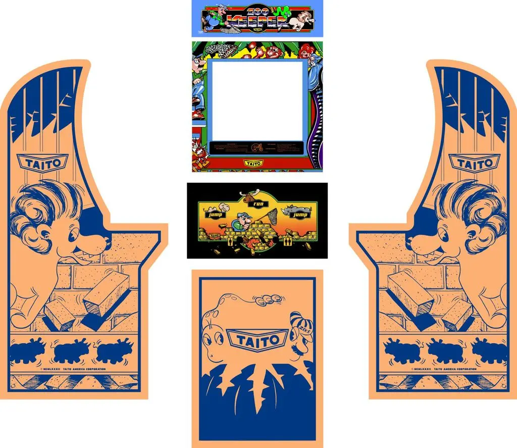 Arcade1up - Zookeeper Art 1