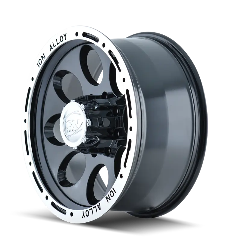 Ion Type 174 Forged Aluminum Wheel — 15×10", 5×139.7Mm, -38Mm Offset, 108Mm Hub, Black/Machined Finish 2