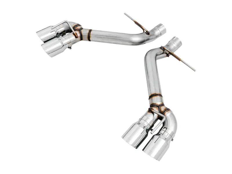 Awe Tuning Track Edition Axle-Back Exhaust – Quad Chrome-Silver Tips, Fits 2016–2019 Chevrolet Camaro Ss 1
