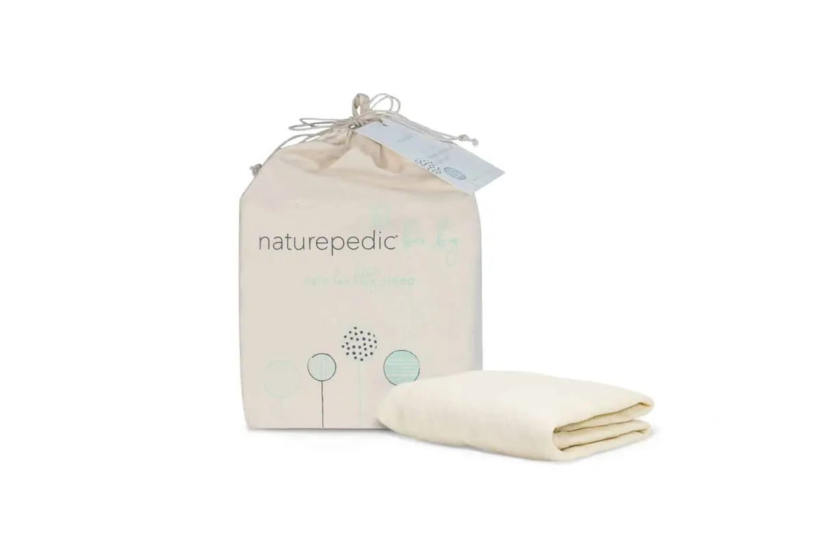 Naturepedic Breathable Ultra Organic Crib Mattress Cover 1