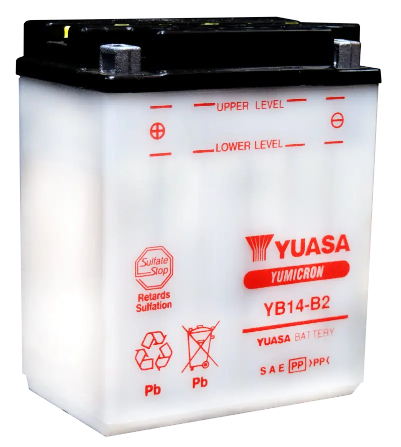 Yuasa Yb14-B2 Yumicron Cx 12-Volt Motorcycle Battery 1