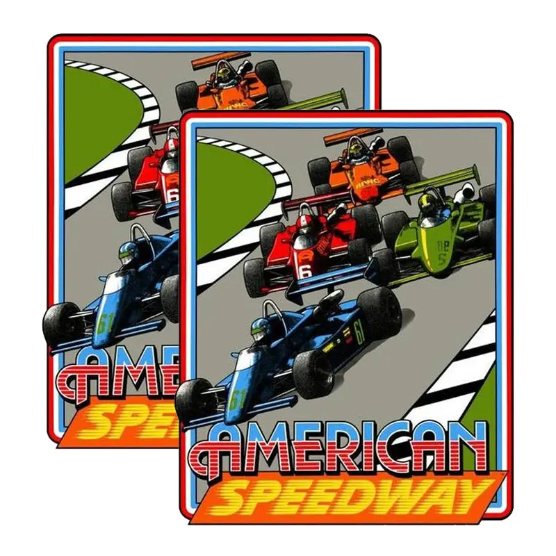 American Speedway Side Art Decals 1