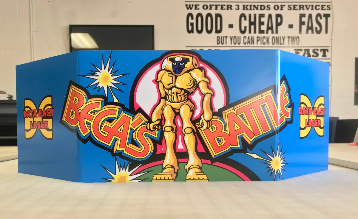 Bega's Battle Marquee Plexiglass 1