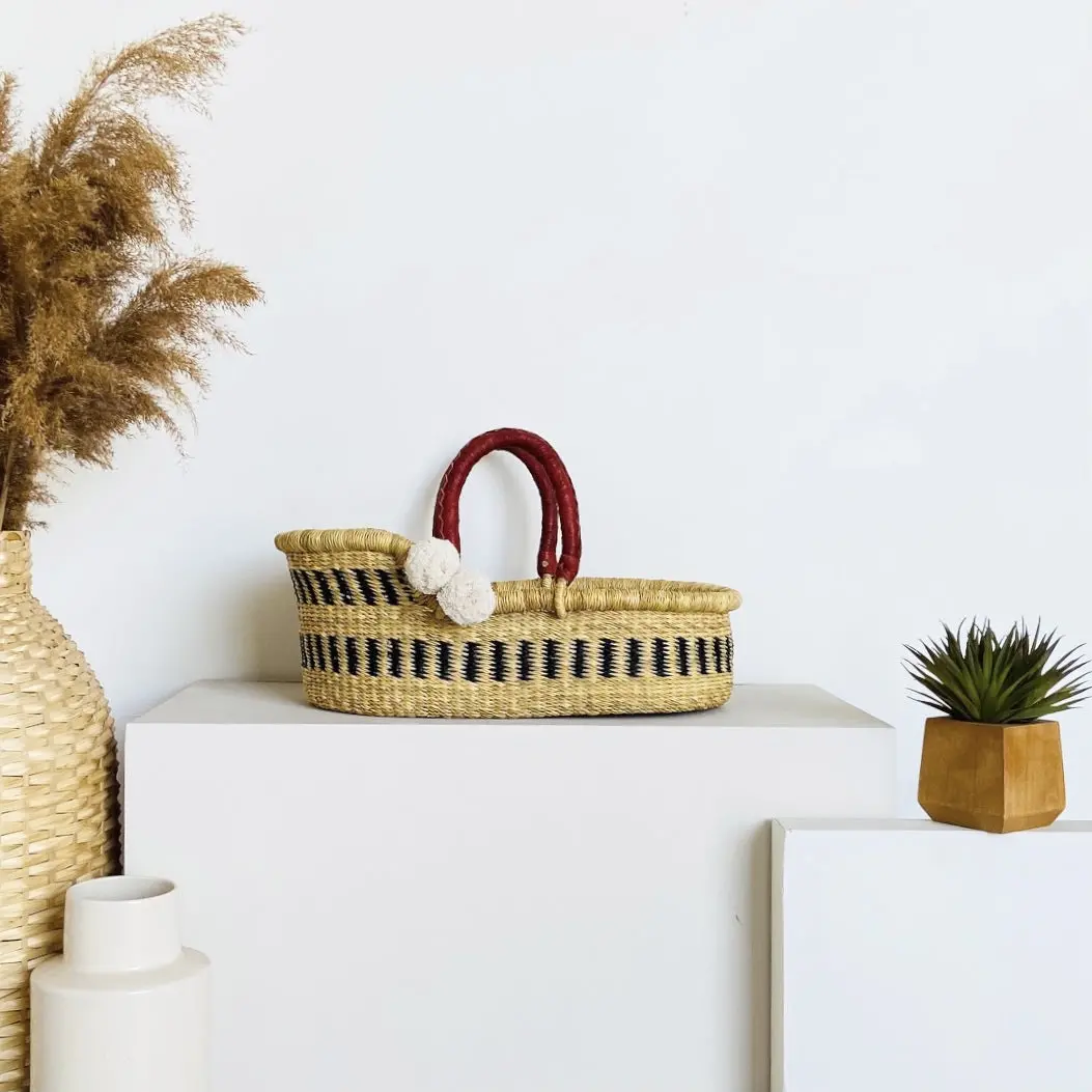 Plum+Sparrow Ashwood Mini Moses Basket 1