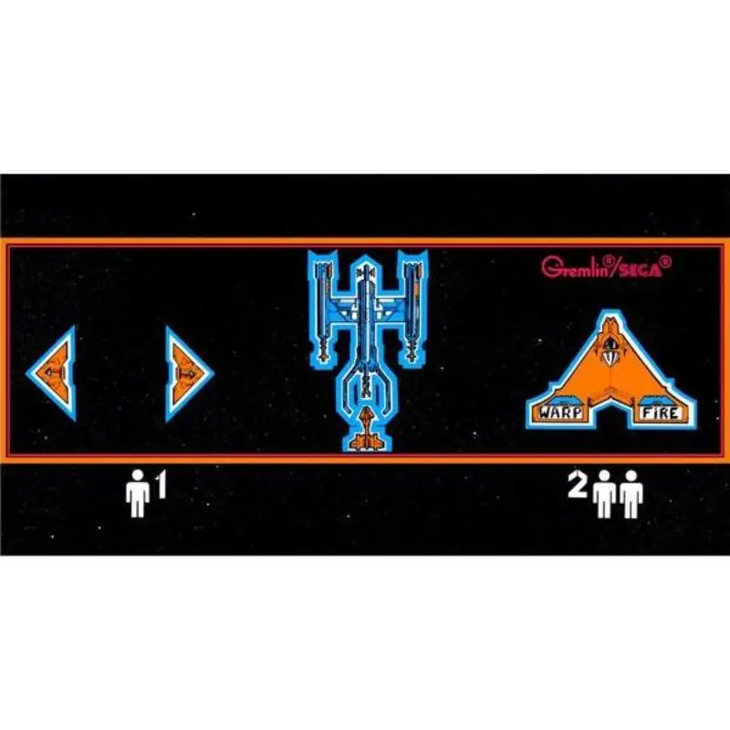 Astro Blaster Cpo - Control Panel Overlay 1