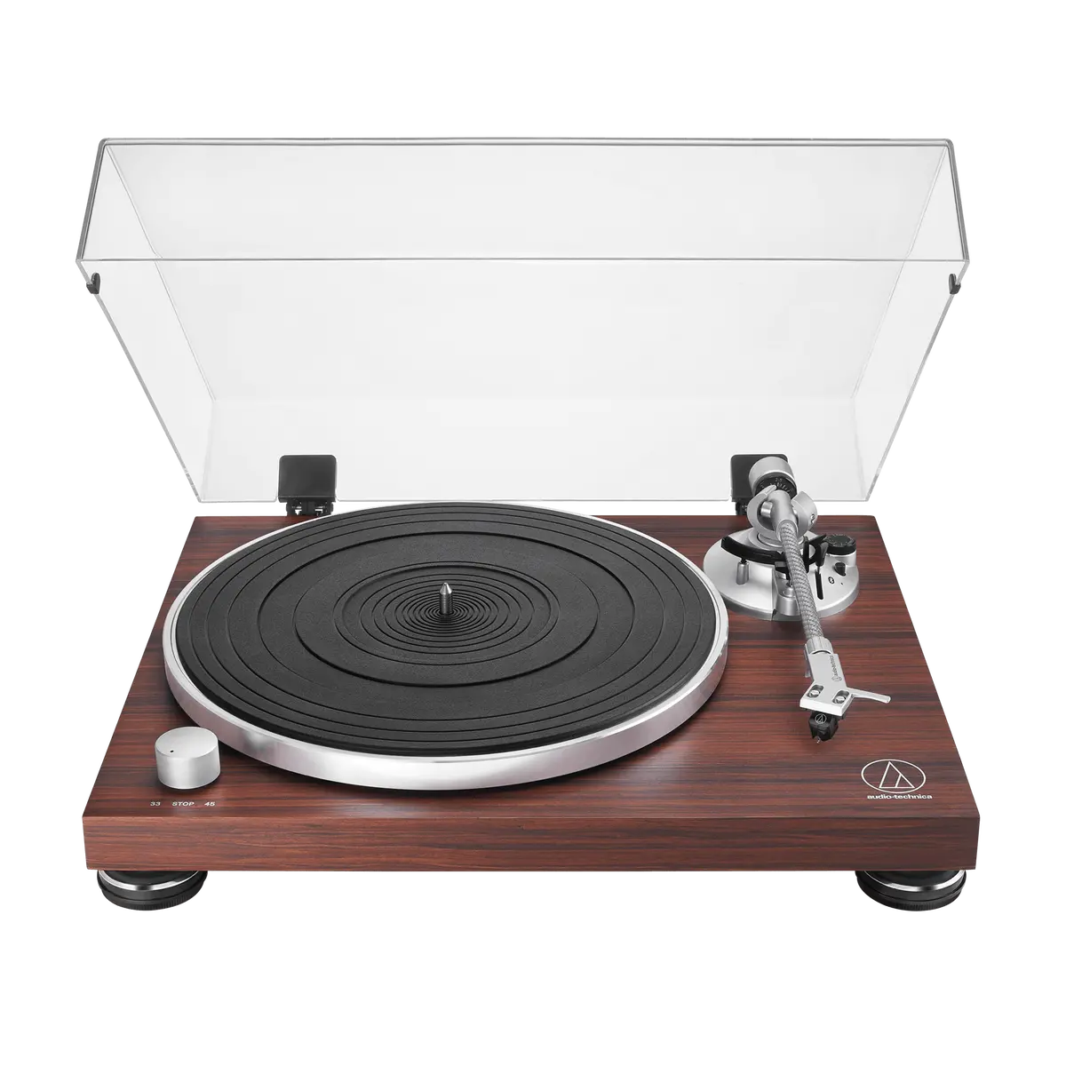 Audio Technica At-Lpw50bt-Rw - Manual Belt-Drive Turntable (Wireless & Analogue) 1
