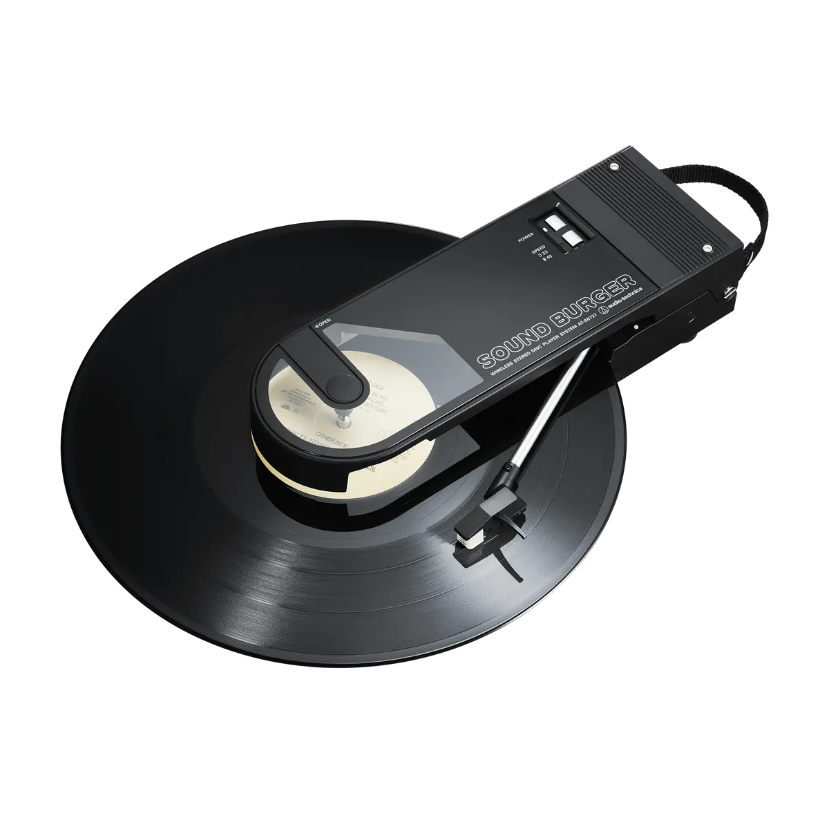 Audio Technica At-Sb727 Sound Burger - Portable Bluetooth Turntable 1