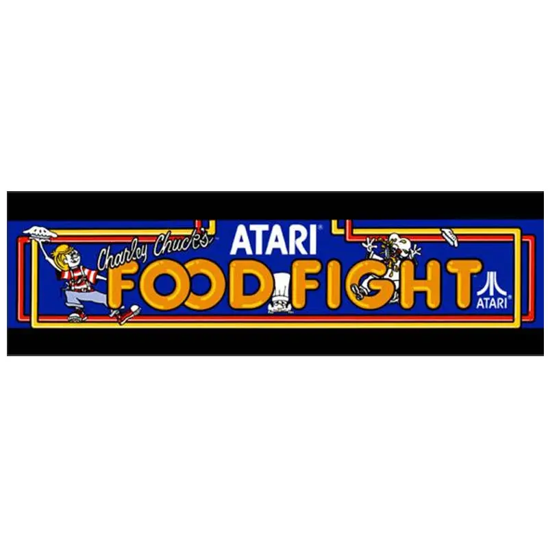 Food Fight Arcade Marquee 1
