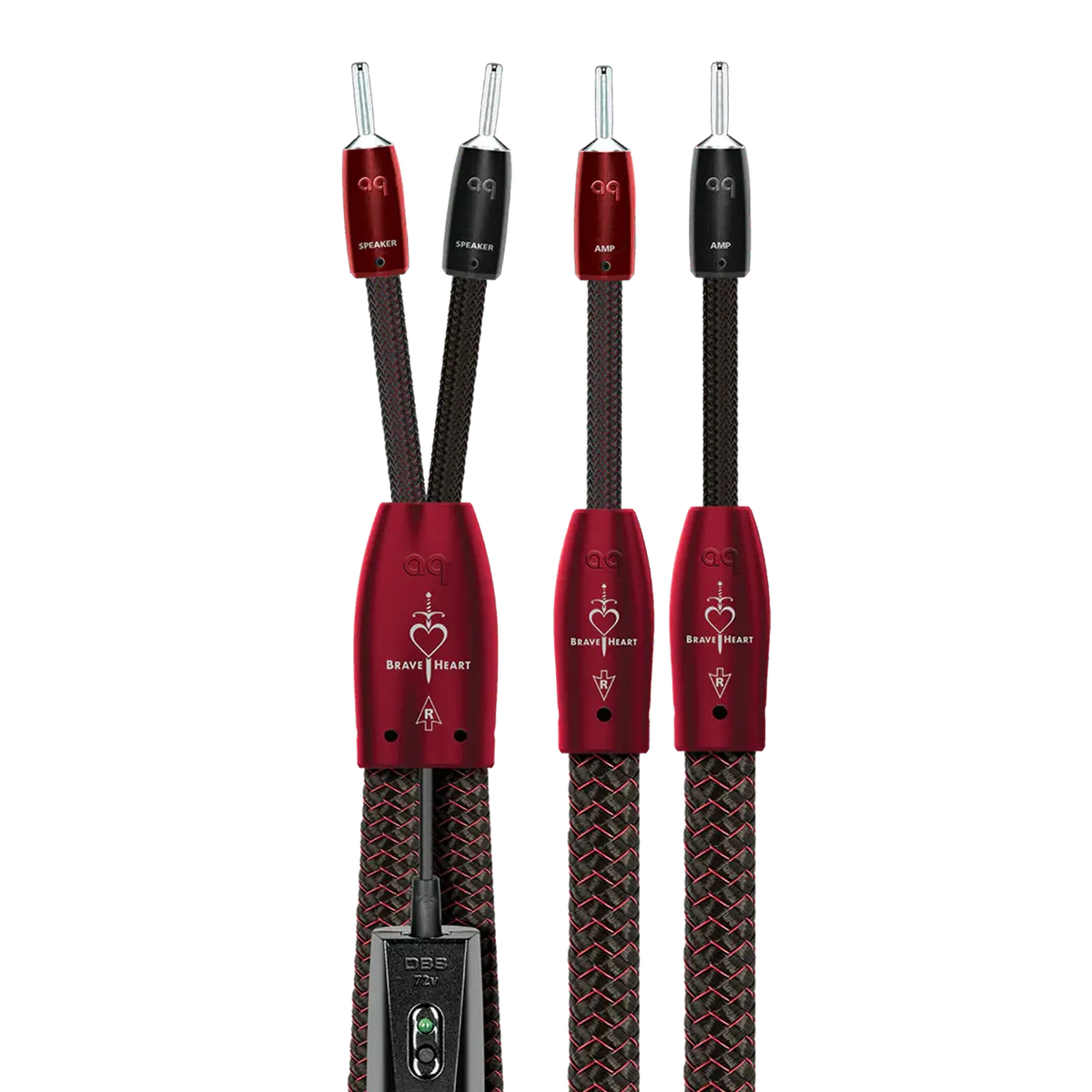 Audioquest Brave Heart Full-Range Zero-Tech Speaker Cable 1