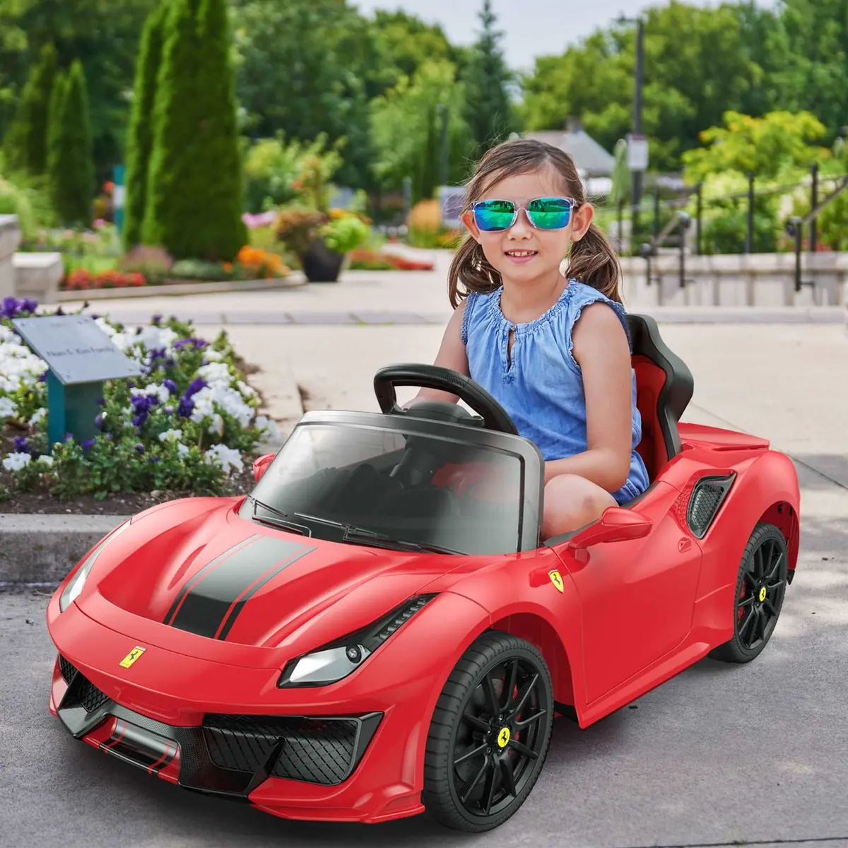 Ferrari 488 Pista Spider With Leather Seat And Remote Control, Licensed 2