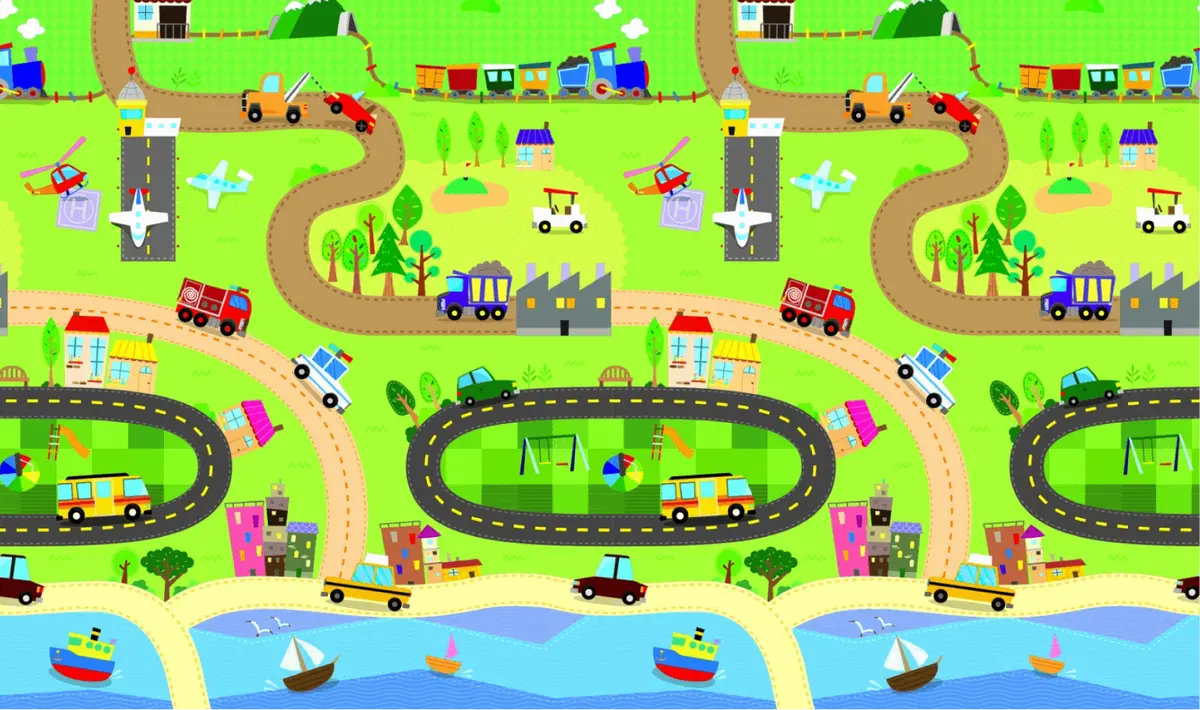 Baby Care Playmat - Happy Village 1