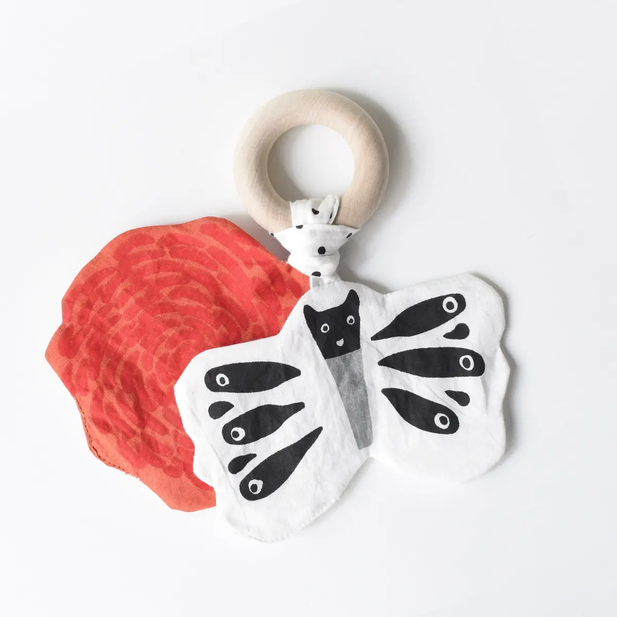 Wee Gallery Crinkle Teether - Butterfly 1