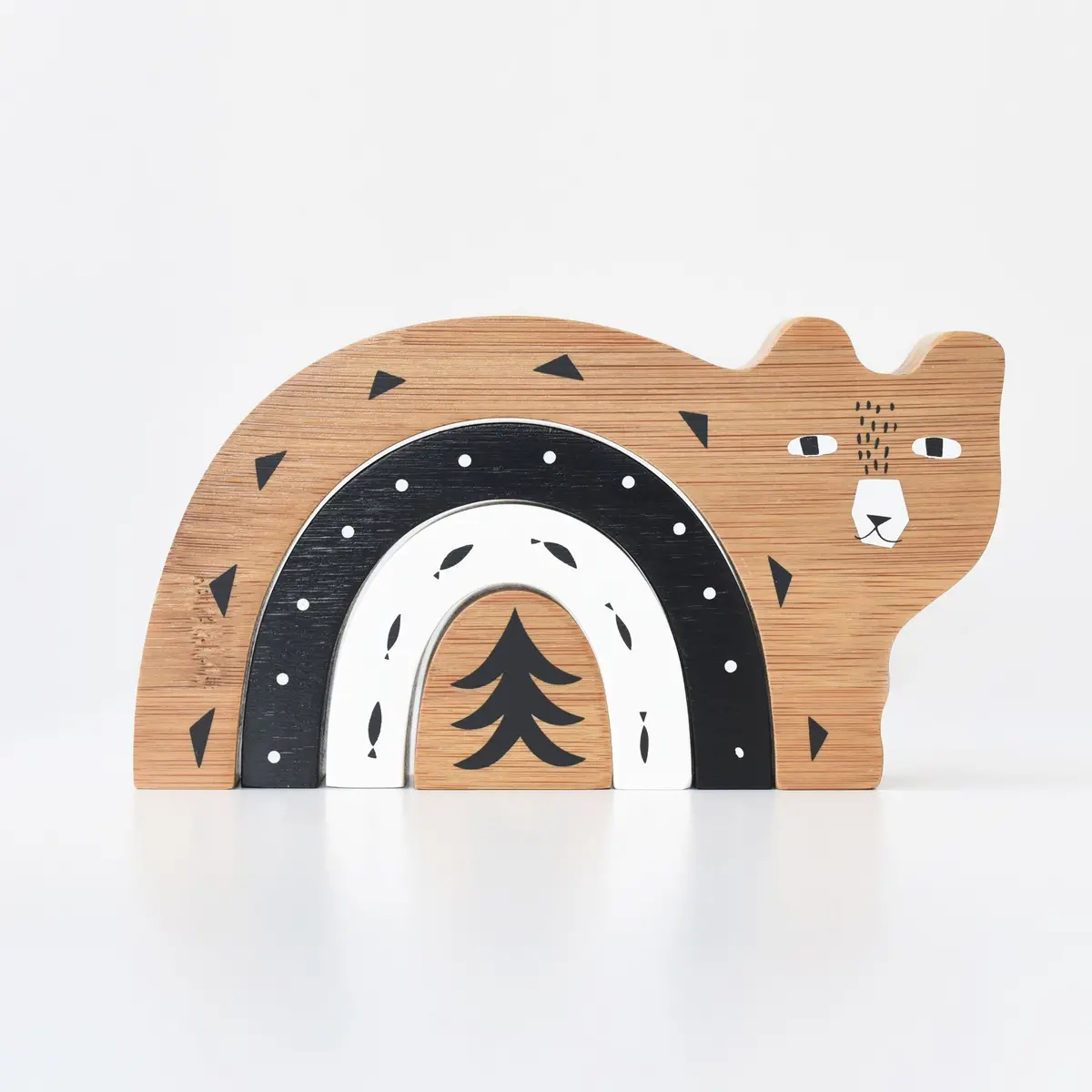 Wee Gallery Bamboo Nesting Bear 1