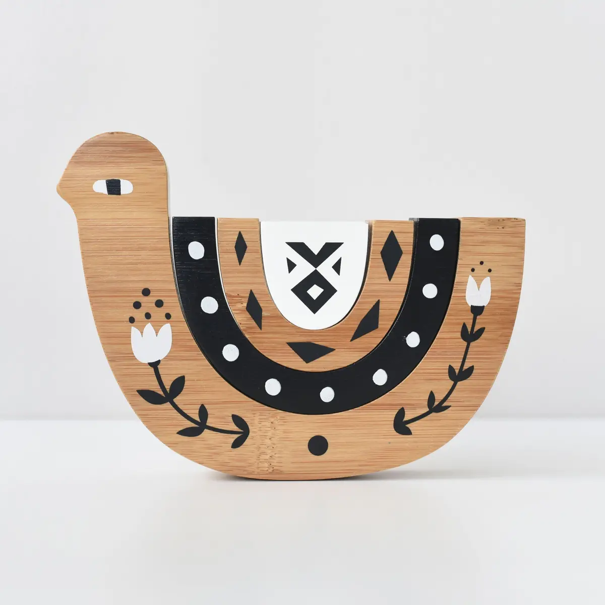 Wee Gallery Bamboo Nesting Bird 1