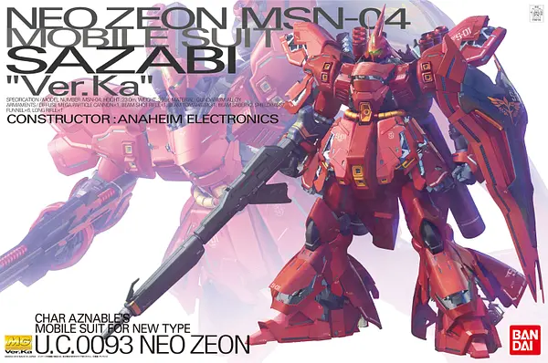 Mg 1/100 Msn-04 Sazabi Ver.Ka 1
