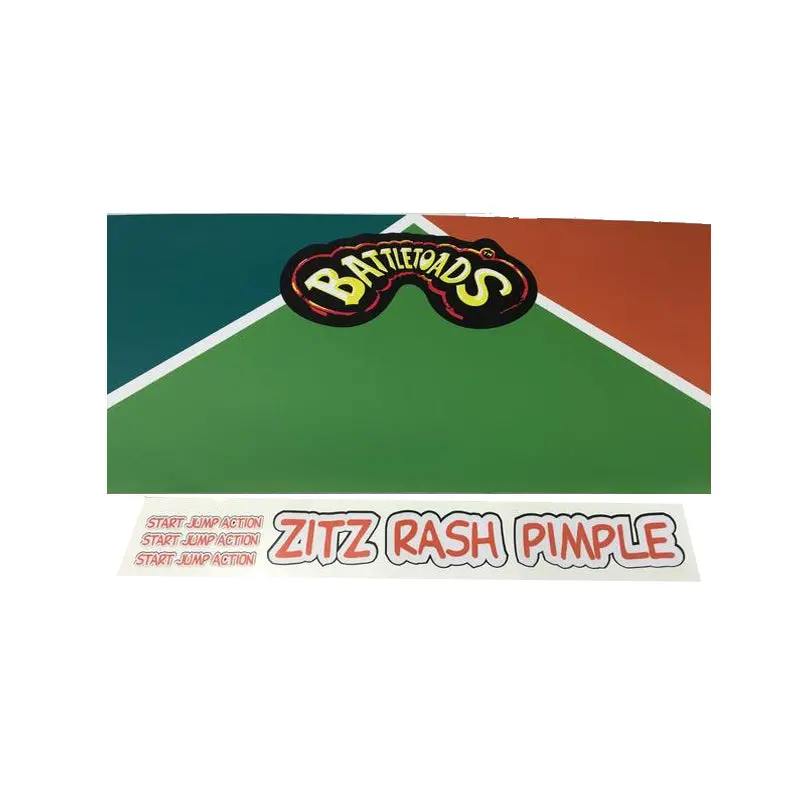 Battletoads Cpo - Control Panel Overlay- Die Cut Version 1