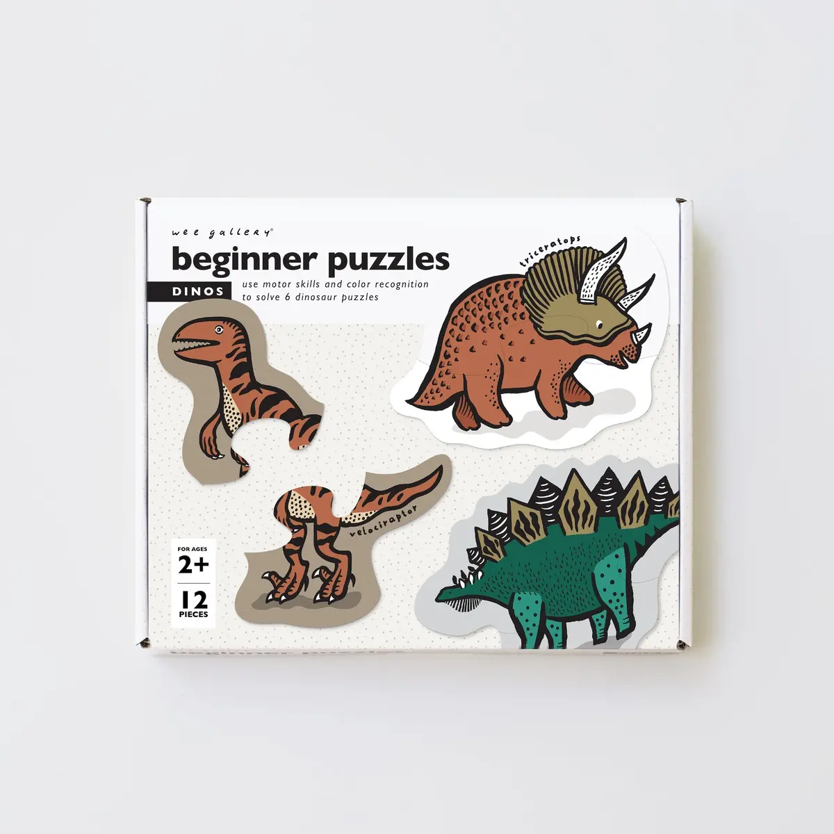 Wee Gallery Beginner Puzzles - Dinos 1