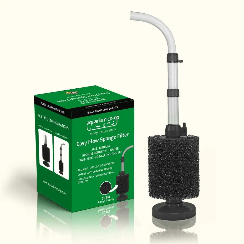 Black Easy Flow Sponge Filter (Coarse) 1