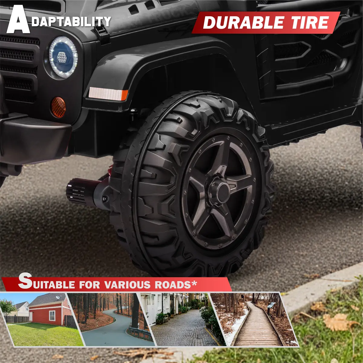 2026 New Jeep Outreach 2 Seater 24V Jeep Style Kids Ride On Car With Parental Remote Control 6
