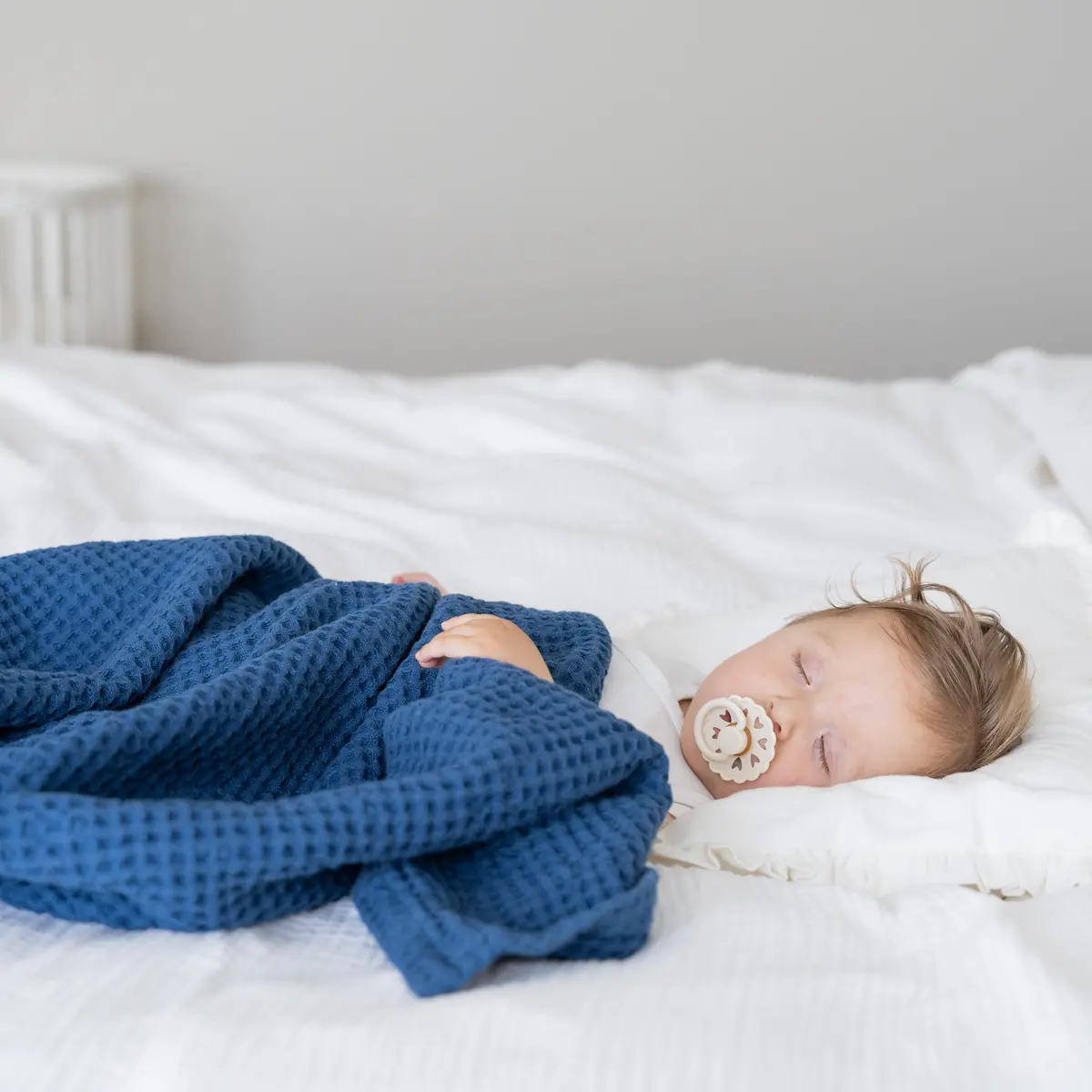 Organic Cotton Mart Waffle Baby Blanket 1