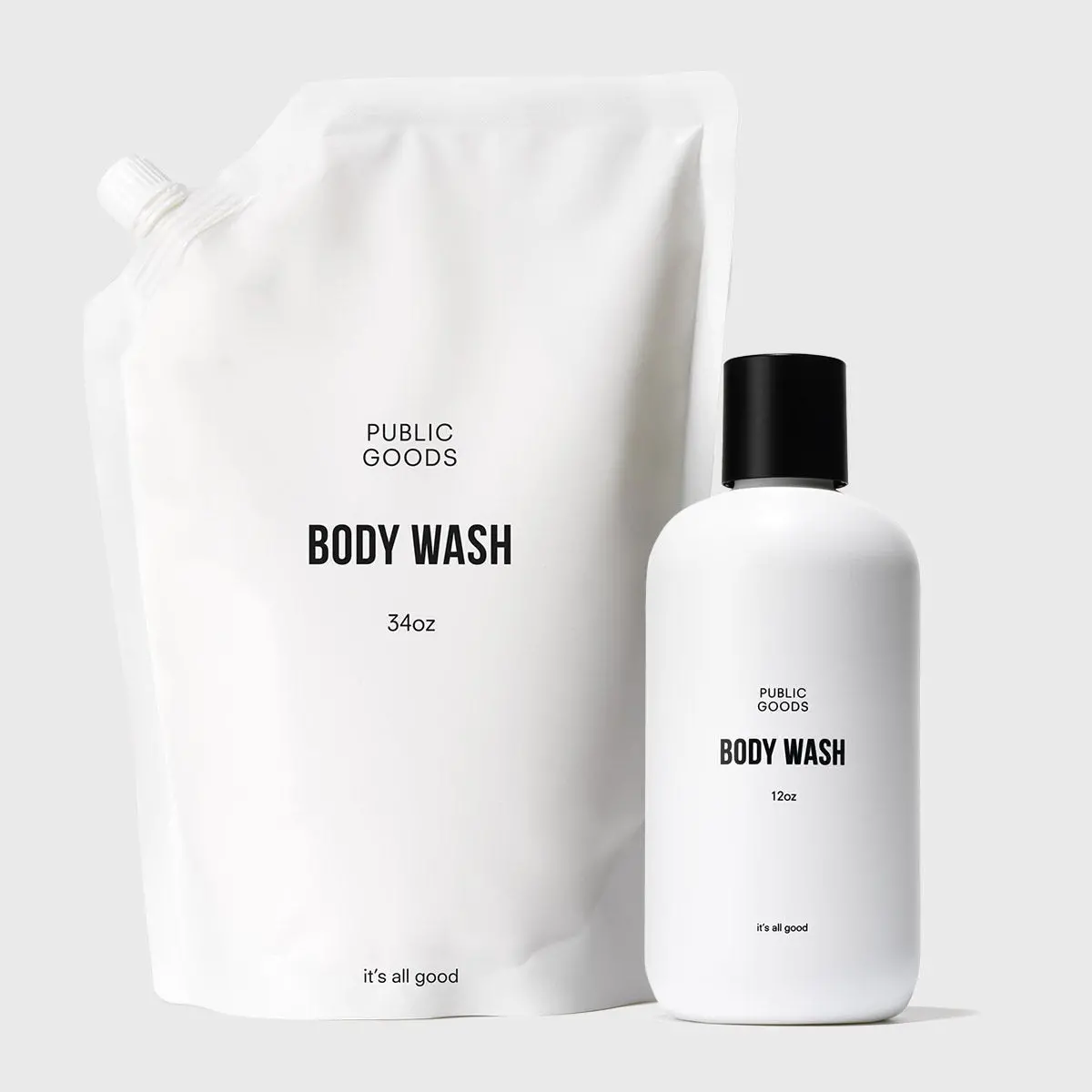 Public Goods Body Wash & Refill Set 1