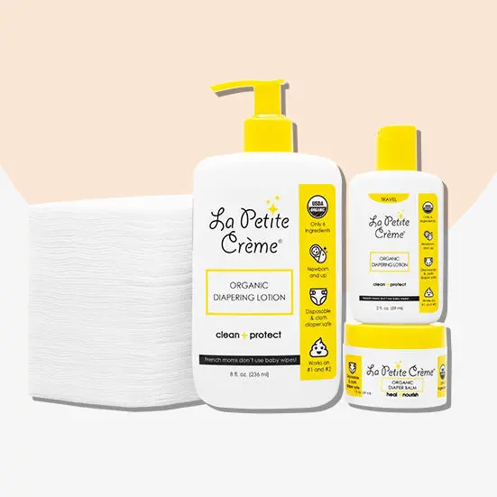 Organic French Diaper Care - Gift Set (Disposable Pads) 1