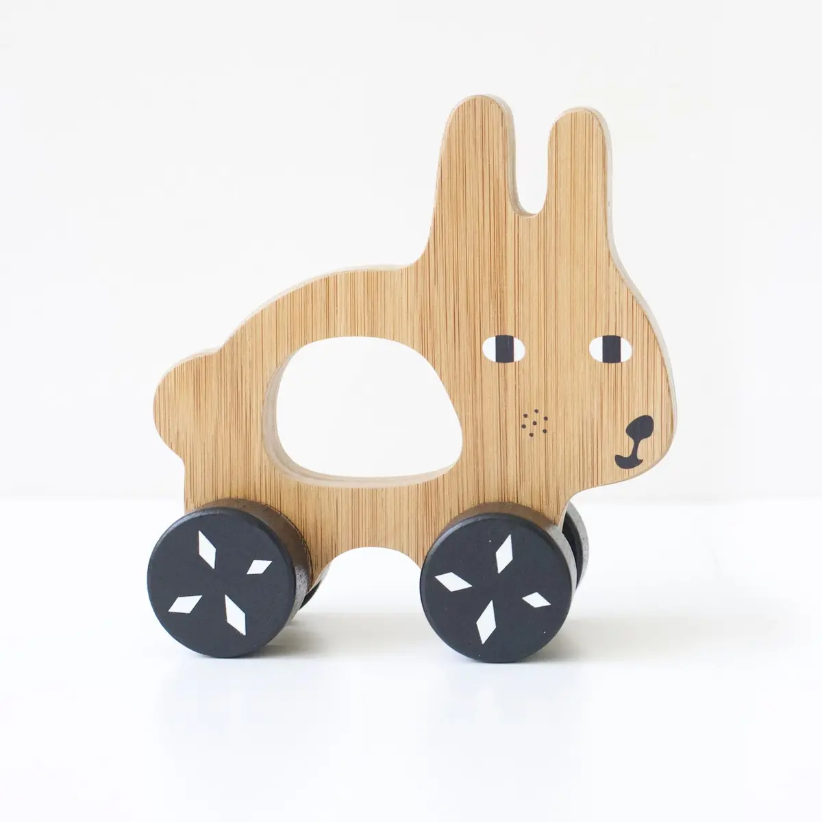 Wee Gallery Bunny Push Toy 1
