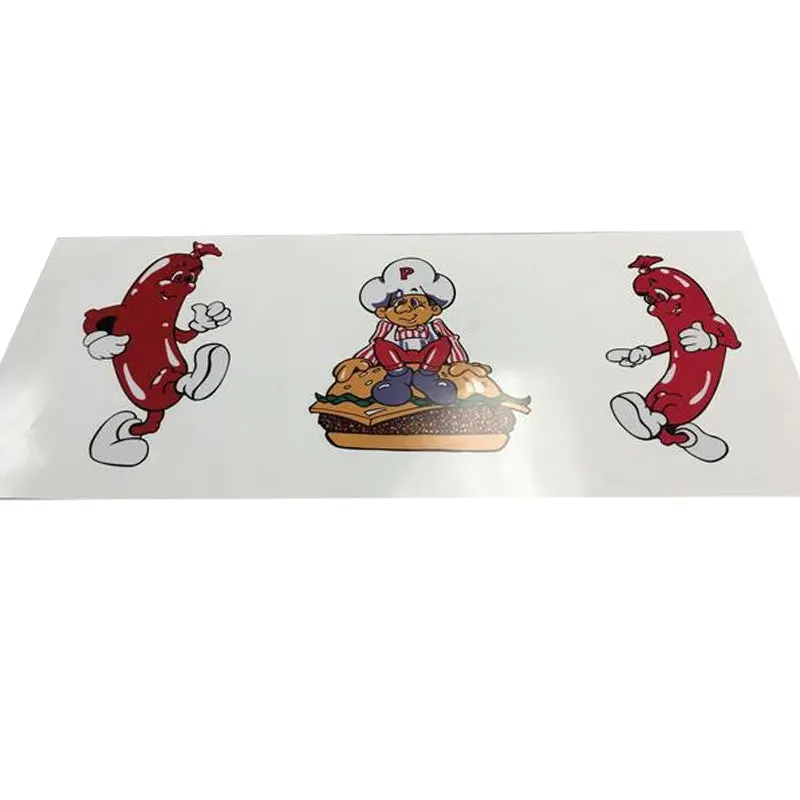 Burgertime Kickplate Decal Set - Burger Time Front Art 1