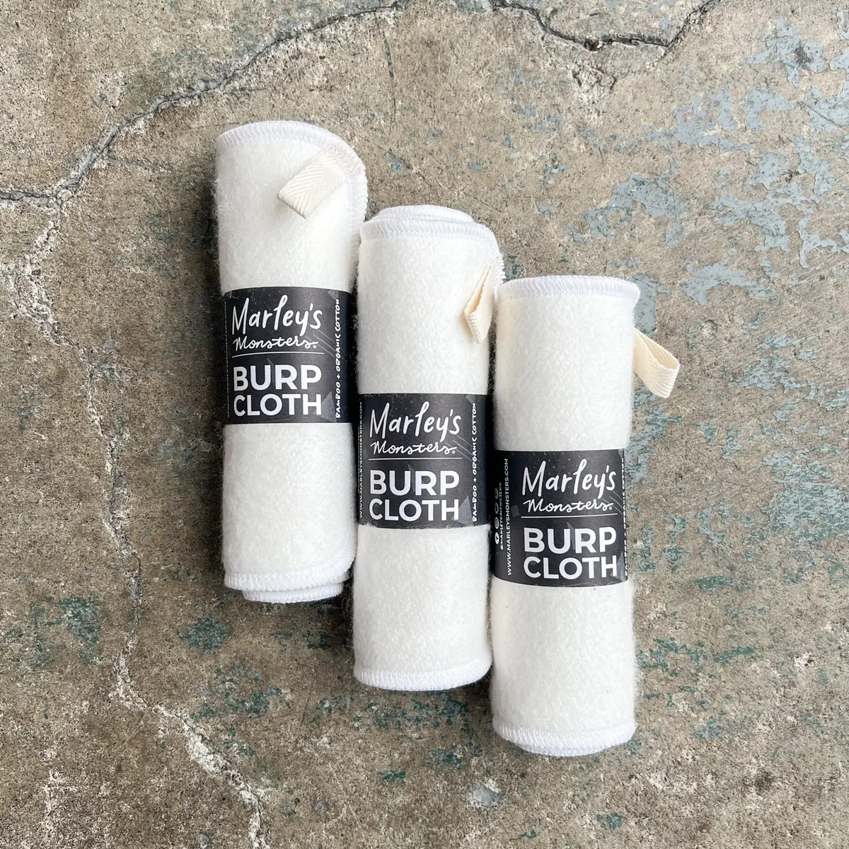 Marley's Monsters Burp Cloth: Bamboo 1