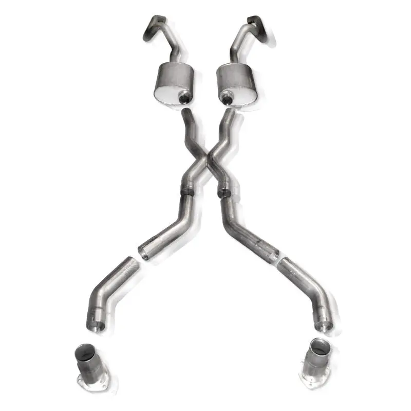 Stainless Works 2.5-Inch X-Pipe Exhaust System For 1967–1969 Chevy Camaro 1
