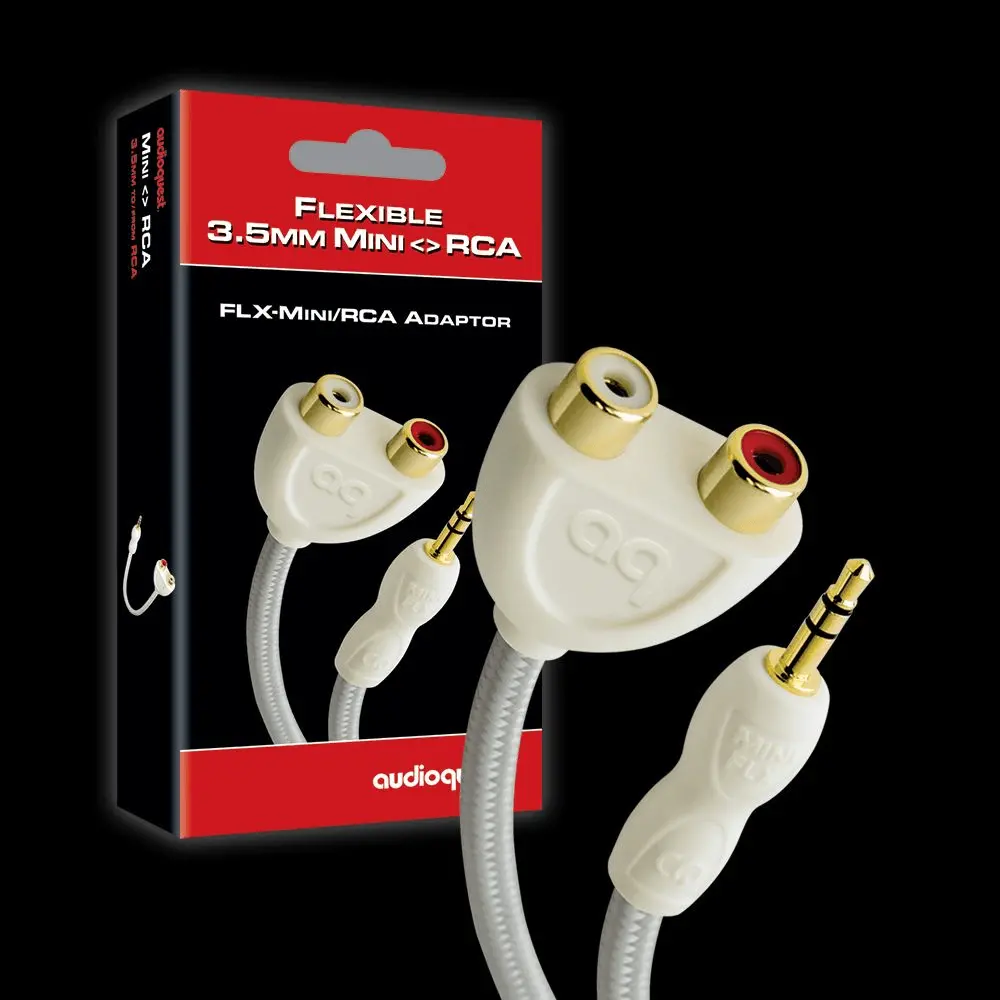 Audioquest Flx-Mini/Rca Adaptor (3.5Mm To 2 Female Rca) 1