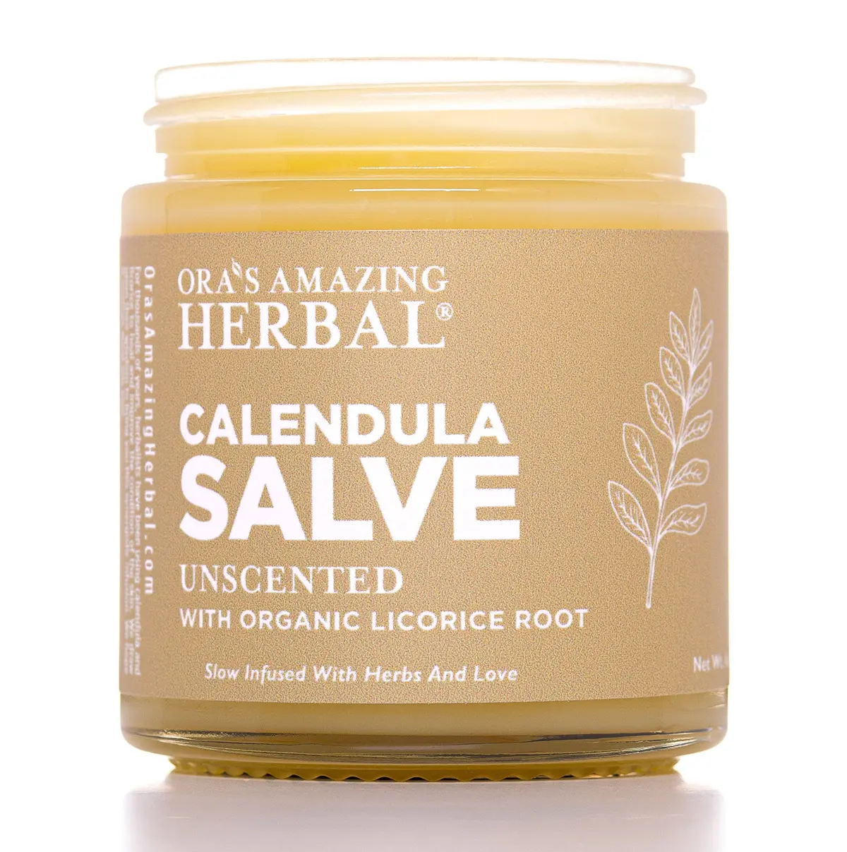 Ora's Amazing Herbal Calendula Salve, Slow Infused Cream With Licorice Root And Castor Oil 1