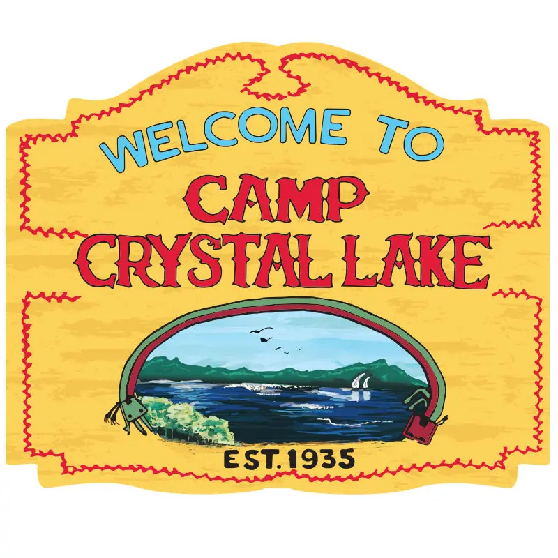 Camp Crystal Lake Sign 1