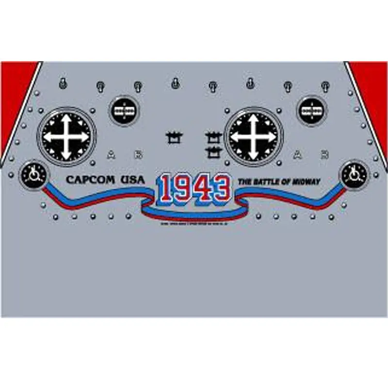 1943 Battle Of Midway  - Control Panel Overlay 1