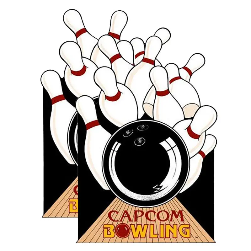 Capcom Bowling Side Art Decals 1