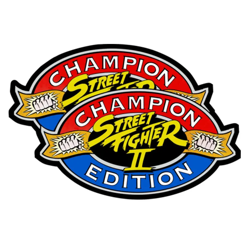 Street Fighter Ii Champion Edition Side Art Decals 1