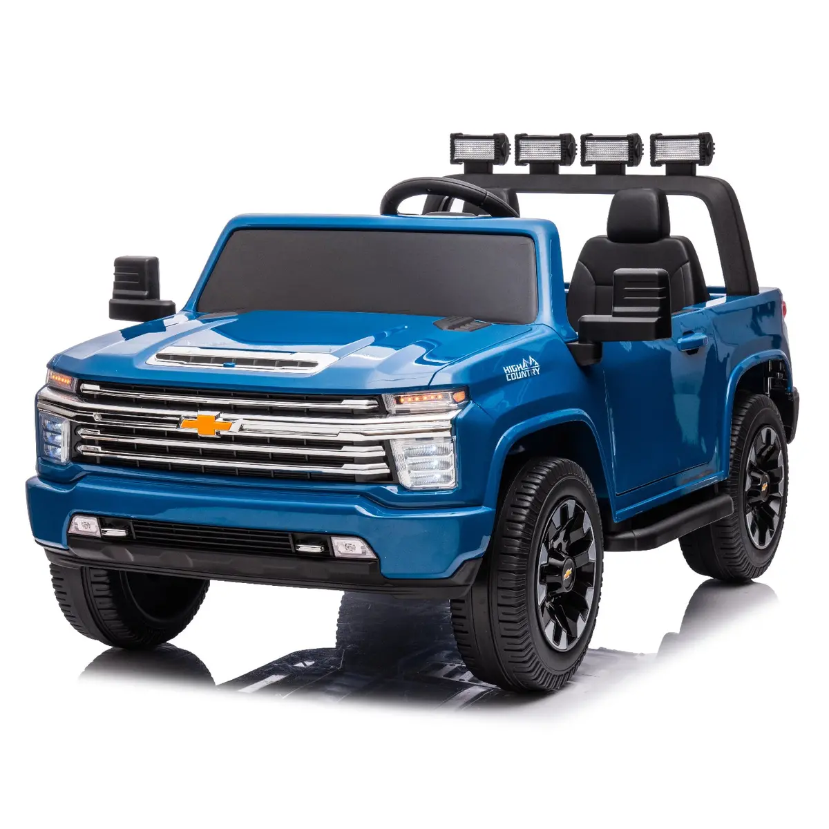 Chevrolet Silverado 12V Kids Ride-On Truck – 2 Seater, Led Lights, Music 1