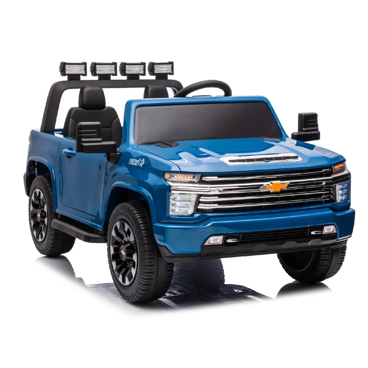 Chevrolet Silverado 12V Kids Ride-On Truck – 2 Seater, Led Lights, Music 2